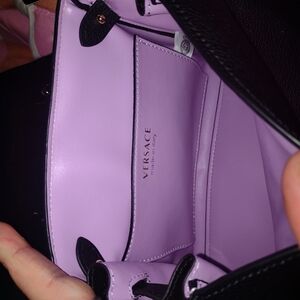 Versace Black and Pink Shoulder Bag